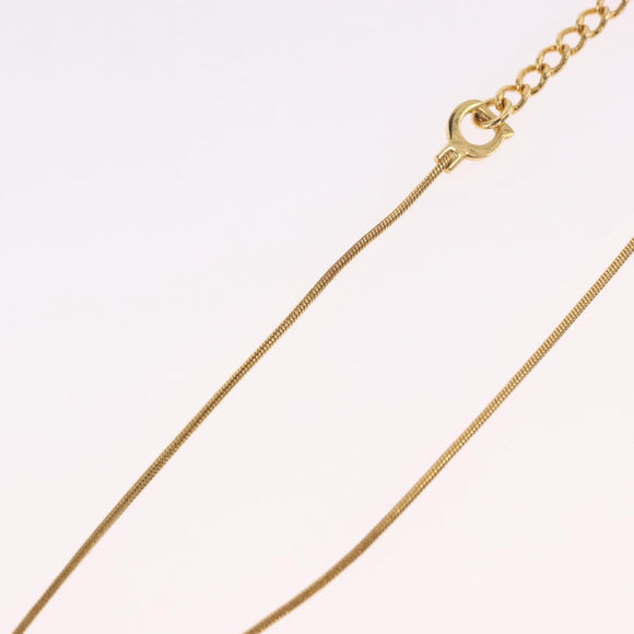 Christian Dior Necklace metal Gold Auth SW2413V