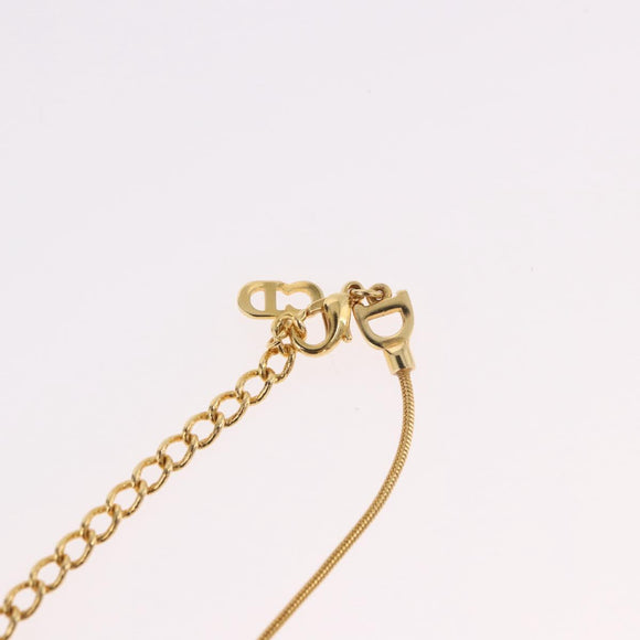 Christian Dior Necklace metal Gold Auth SW2413V