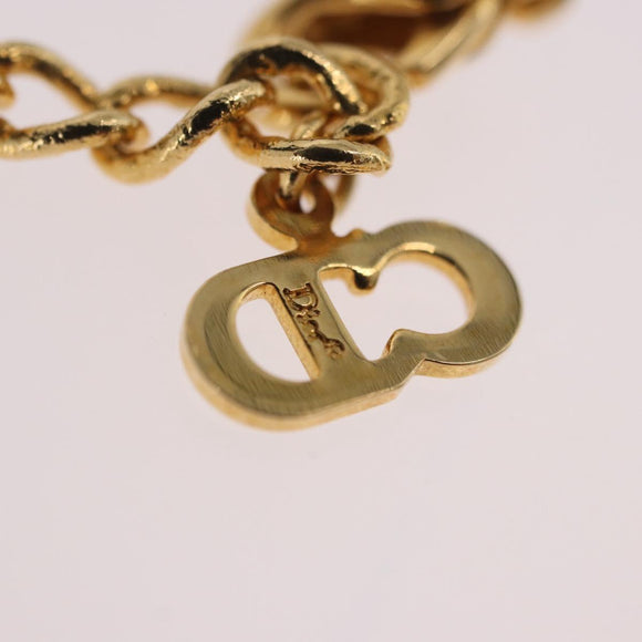 Christian Dior Necklace metal Gold Auth SW2413V