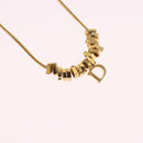 Christian Dior Necklace metal Gold Auth SW2413V-3