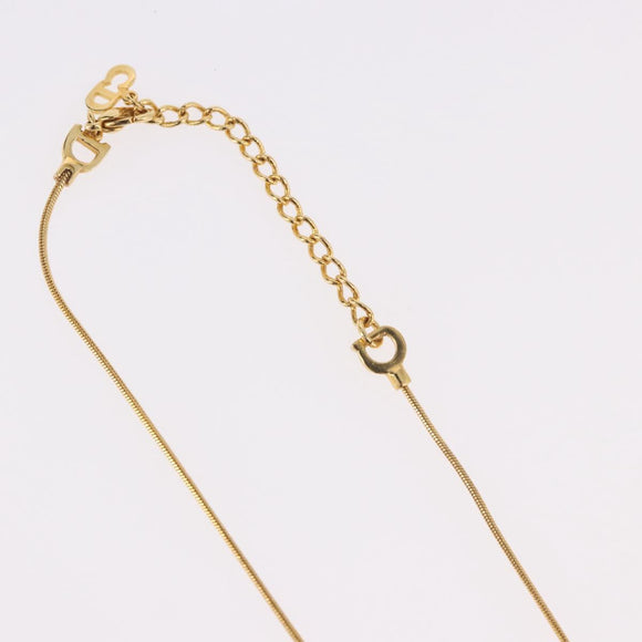 Christian Dior Necklace metal Gold Auth SW2413V