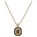 Christian Dior Rhinestone Necklace metal Gold Auth SW2415-1