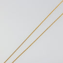 Christian Dior Rhinestone Necklace metal Gold Auth SW2415-12