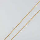 Christian Dior Rhinestone Necklace metal Gold Auth SW2415-13