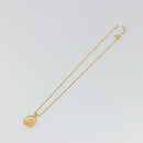 Christian Dior Rhinestone Necklace metal Gold Auth SW2415-9