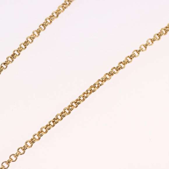 Christian Dior Necklace metal Gold Auth SW2416