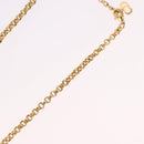 Christian Dior Necklace metal Gold Auth SW2416-11