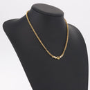 Christian Dior Necklace metal Gold Auth SW2416-13