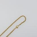 Christian Dior Vintage Coins Necklace metal Gold Auth SW2424V-14
