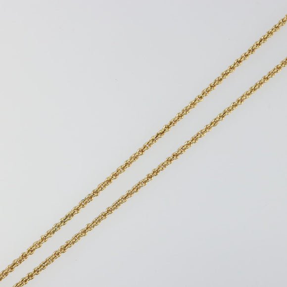 Christian Dior Vintage Coins Necklace metal Gold Auth SW2424V