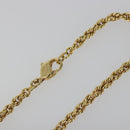 Christian Dior Vintage Coins Necklace metal Gold Auth SW2424V-8