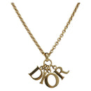 Christian Dior Necklace metal Gold Auth SW2434-1