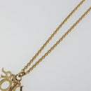 Christian Dior Necklace metal Gold Auth SW2434-10