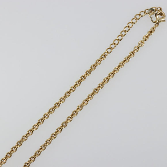 Christian Dior Necklace metal Gold Auth SW2434