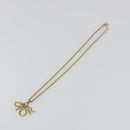 Christian Dior Necklace metal Gold Auth SW2434-2