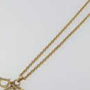 Christian Dior Necklace metal Gold Auth SW2434-4