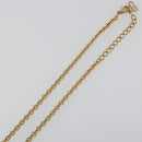 Christian Dior Necklace metal Gold Auth SW2434-6