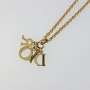 Christian Dior Necklace metal Gold Auth SW2434-9