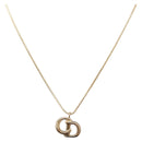 Christian Dior Necklace metal Gold Auth SW2437-1