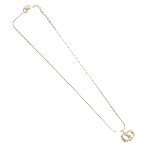 Christian Dior Necklace metal Gold Auth SW2437