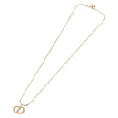 Christian Dior Necklace metal Gold Auth SW2437-8