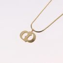 Christian Dior Necklace metal Gold Auth SW2437-9