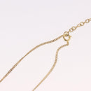 Christian Dior Rhinestone Necklace metal Gold Auth SW2439V-12