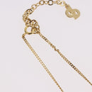 Christian Dior Rhinestone Necklace metal Gold Auth SW2439V-6