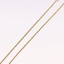 Christian Dior Ribbon Necklace Metal Gold Tone Auth SW2467-11
