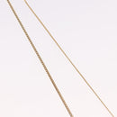 Christian Dior Leaf Motif Necklace Metal Gold Tone Auth SW2483-5