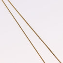Christian Dior Snake Chain Necklace Metal Gold Tone Auth SW2518-5