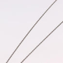 Christian Dior Colored Stone Necklace Metal Silver Auth SW2523-11