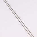 Christian Dior Colored Stone Necklace Metal Silver Auth SW2523-5