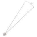 Christian Dior Colored Stone Necklace Metal Silver Auth SW2523-8