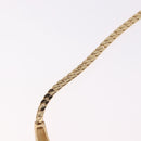 Christian Dior Lacquer Design Choker Necklace Metal Gold Tone Auth SW2529-13