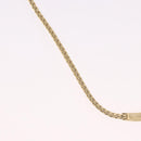 Christian Dior Choker Necklace Metal Gold Tone Auth SW2531-11