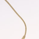 Christian Dior Choker Necklace Metal Gold Tone Auth SW2531-15