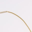 Christian Dior Choker Necklace Metal Gold Tone Auth SW2531-7