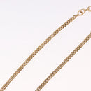 Christian Dior Colored Stone Necklace Metal Gold Tone Auth SW2532-10