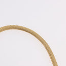 Christian Dior Choker Necklace Metal Gold Tone Auth SW2534A-6
