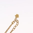 VERSACE Greca Top Necklace Metal Gold Tone Auth SW2537A-13