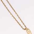 VERSACE Greca Top Necklace Metal Gold Tone Auth SW2537A-4