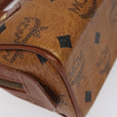 MCM Vicetos Logogram Hand Bag PVC Leather 2way Brown Auth sw254-13