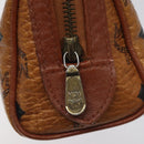 MCM Vicetos Logogram Hand Bag PVC Leather 2way Brown Auth sw254-16
