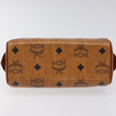MCM Vicetos Logogram Hand Bag PVC Leather 2way Brown Auth sw254-5