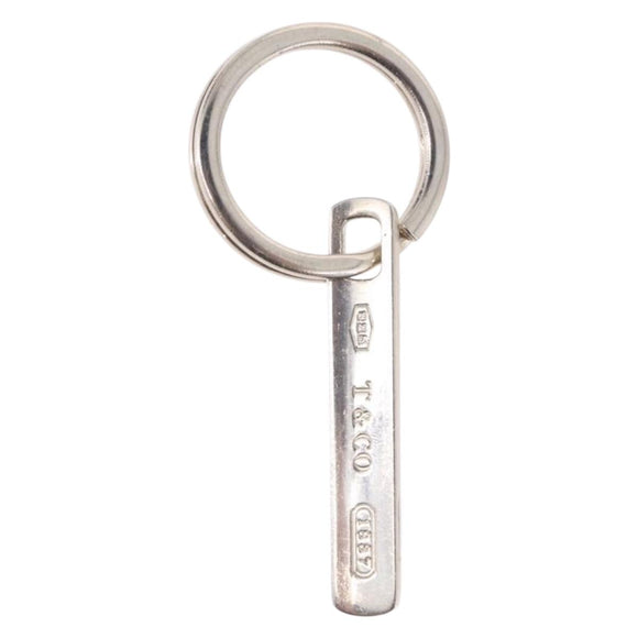 TIFFANY&Co. Narrow Bar Key Ring Ag925 Silver Auth SW2540