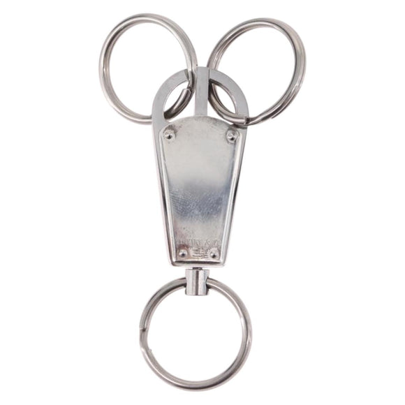 TIFFANY&Co. Makers Bullet Key Ring Ag925 Silver Auth SW2542V