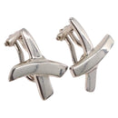 TIFFANY&Co. Paloma Picasso Graffiti X Earring Ag925 Silver Auth SW2552-1