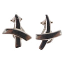 TIFFANY&Co. Paloma Picasso Graffiti X Earring Ag925 Silver Auth SW2552-2