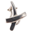 TIFFANY&Co. Paloma Picasso Graffiti X Earring Ag925 Silver Auth SW2552-8